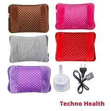 Electric Hot Water Bag for Pain Relief – Rechargeable & Safe Use