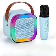 Mini Karaoke Speaker with Wireless Microphone – Portable Singing Machine